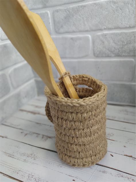 Jute Basket Jute Decor Handmade Basket Round Basket Jute Twine Etsy