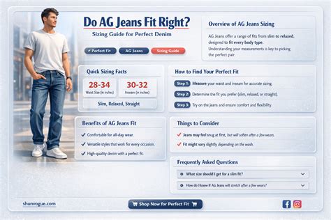 Ag Pants Fit Guide
