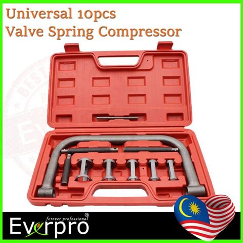 Valve Spring Compressor Auto Compression Clamp Tool Installer Kit Car