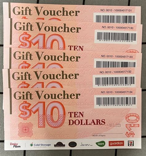 Gift Voucher Isetan And NTUC Tickets Vouchers Vouchers On Carousell