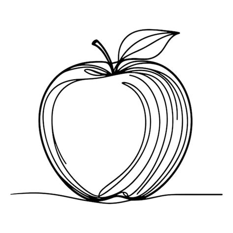 Outline Apple Vectors And Illustrations For Free Download Freepik