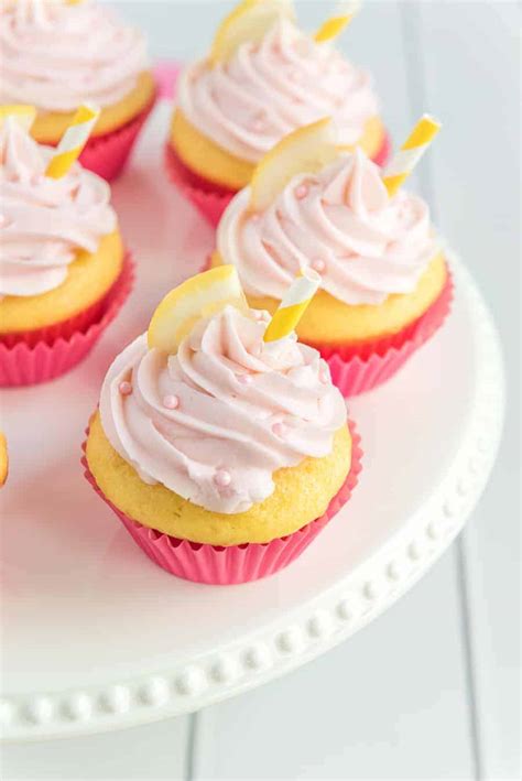 Raspberry Lemonade Cupcakes