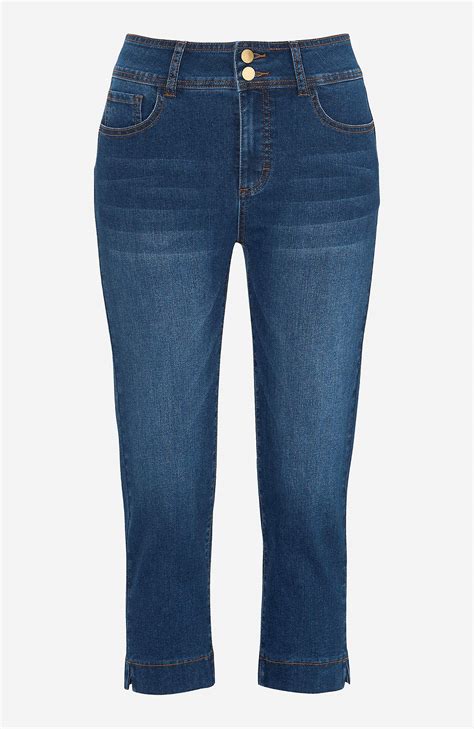 Stretchiga Caprijeans Med Shaping Effekt Judy Cellbes