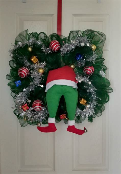 Grinch Wreath Made Out Of Dollar Tree Supplies Leap Of Faith Crafting