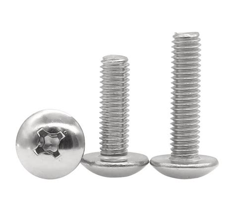 M M A Stainless Steel Phillips Truss Head Screw Cross Large Flat