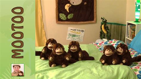 5 Little Monkeys Jumping On The Bed With Mootoo And Declan Youtube