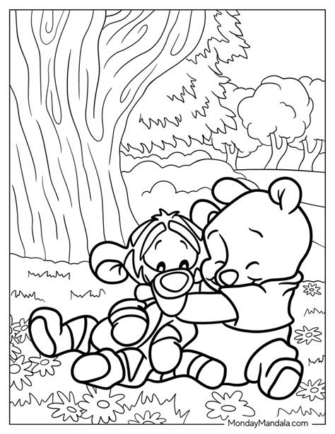 winnie  pooh  tigger coloring pages winnie  piglet