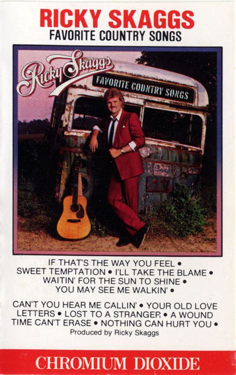 Ricky Skaggs – Favorite Country Songs (1985, CrO₂, Dolby, Cassette ...