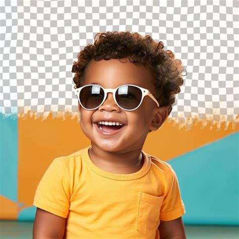 Premium Psd A Optimistic Preschooler Boy With Short Hair From The