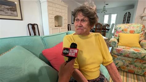 90 Year Old Florida Woman Recounts Tornado Ripping Through Bedroom Youtube