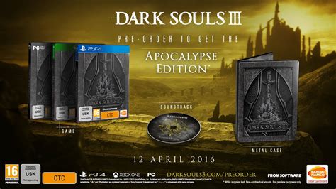 Dark Souls Iii Un Metalpak Dans Le Collector Maj Disponibilités