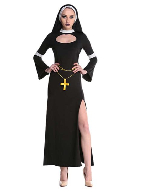 Sister Nun Cosplay Maxi Dress – YOMORIO