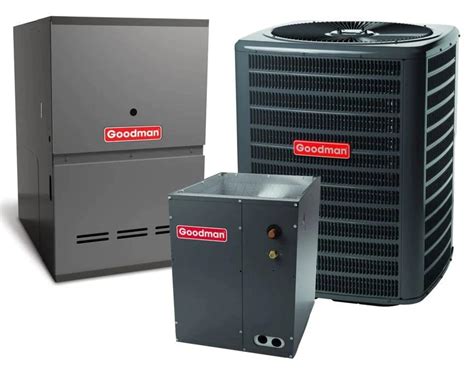 Goodman 3 Ton 15 Seer2 Downflow Ac System With 80 Afue 60k Btu 2 Stag