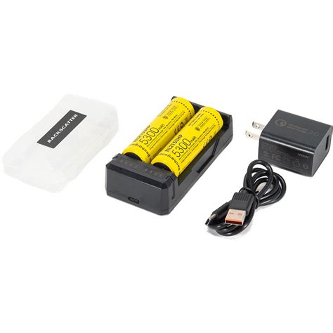 Nitecore Dual 21700 Battery & Dual USB Charger Package