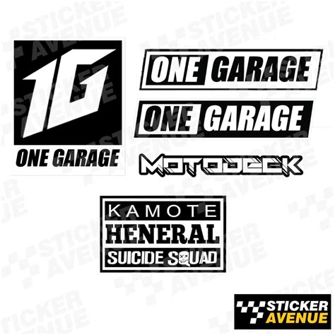 Sticker Avenue Motovloggers G Motodeck Laminated Sticker Decals