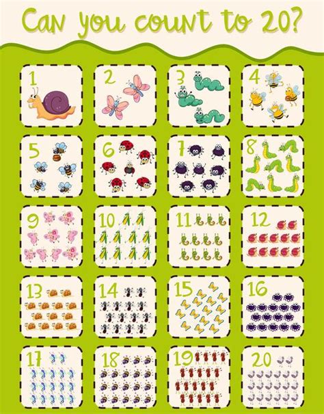 math counting vector art icons  graphics