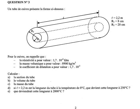 Calculer La Section D Un Tube