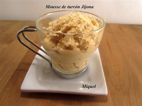 Les receptes del Miquel Mousse de turrón Jijona