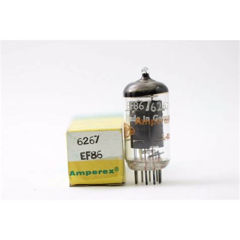 1 X EF86 6267 AMPEREX TUBE NOS NIB RCB64