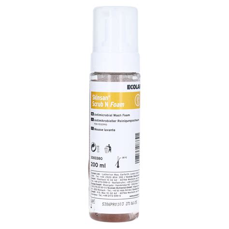 Skinsan Scrub Foam N Antimikrobielle Waschlotion Milliliter Medpex