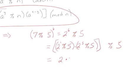 Finding Modulo For Large Numbers YouTube