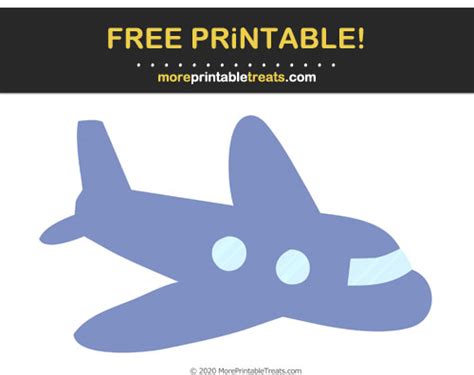 Pastel Dark Blue Airplane Cut Out