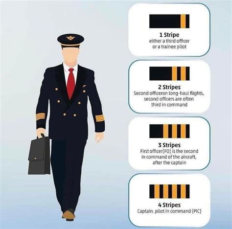 Pilot Uniform Guide Stripes Aviation Education Pilot Pilot Uniform