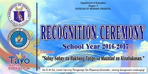 Recognition Tarpaulin Design