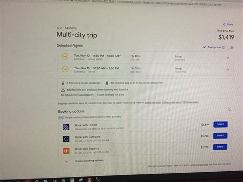 How does booking flights through an airline for a totally different