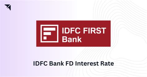 Idfc Bank Fd Rates Interest Rates Calculation