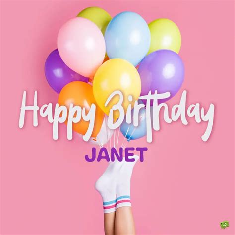 Happy Birthday, Jane/Janet – Images and Wishes to Share