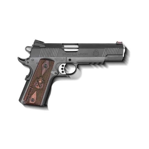 Springfield Armory Pi9130l 1911 Range Officer Operator 9mm Luger 5 9 1 Black Parkerized Crossed