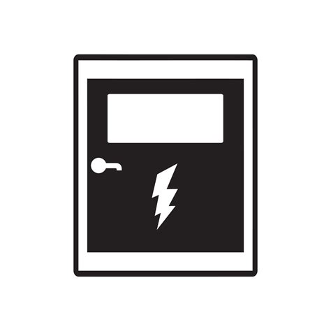 Electric Panel Box Icon Electric Board Icon Vector Illustration