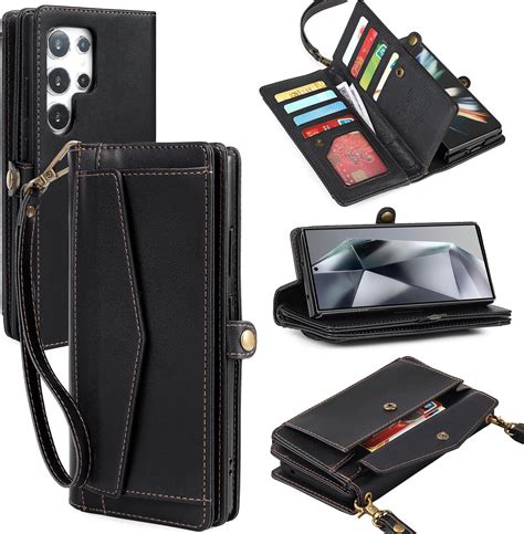 Dkdksip For Samsung Galaxy S24 Ultra Wallet Case For Women Rfid Blocking Card