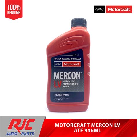 Motorcraft Mercon Lv Automatic Transmission Fluid Atf Andpower