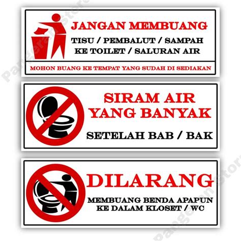 sticker water proof toilet kamar mandi stiker anti air ukuran