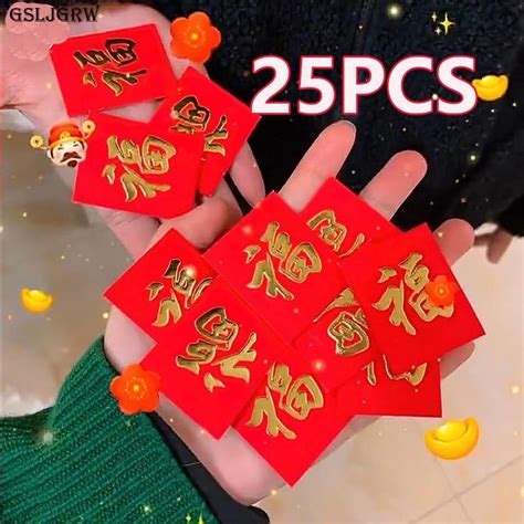 Pcs Set Mini Envelope Rabbit Year Red Pocket Chinese New Year