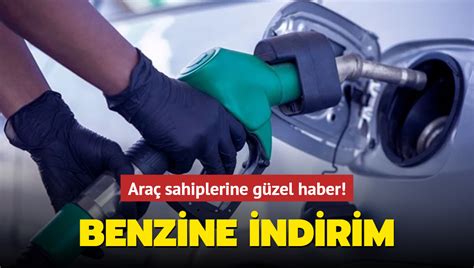 Araç sahiplerine güzel haber Benzine indirim