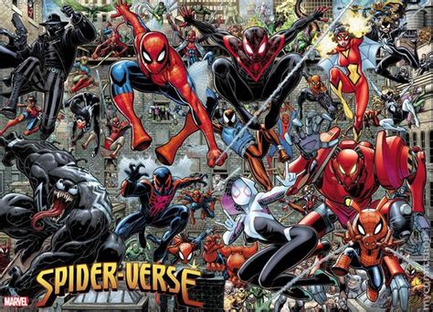 Spider-Verse Poster (2020 Marvel) By Art Adams comic books