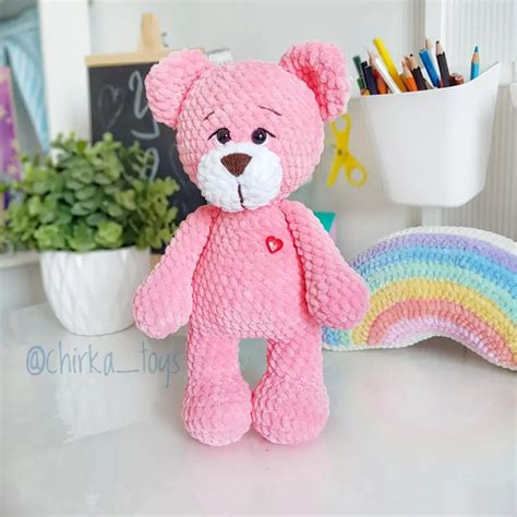 How To Create A Cute Crochet Teddy Bear With One Piece Pattern Cycrochet