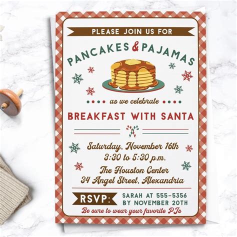 Breakfast With Santa Etsy