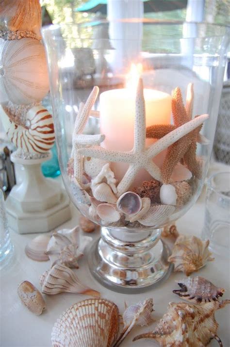 Amazing Beach Wedding Centerpieces Deer Pearl Flowers