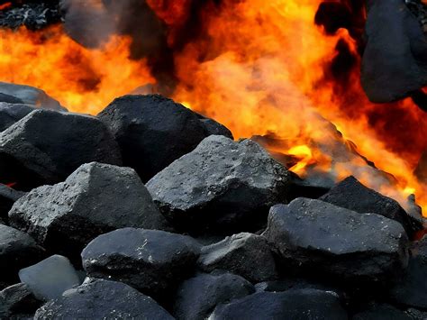 Combating Environmental Pollution Hot Coal. ai generated 33486711 Stock ...