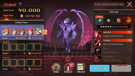 Stage 1 5 Ordeal Demonic Ascension April 2024 克魯賽德戰記 크루세이더퀘스트 Crusaders