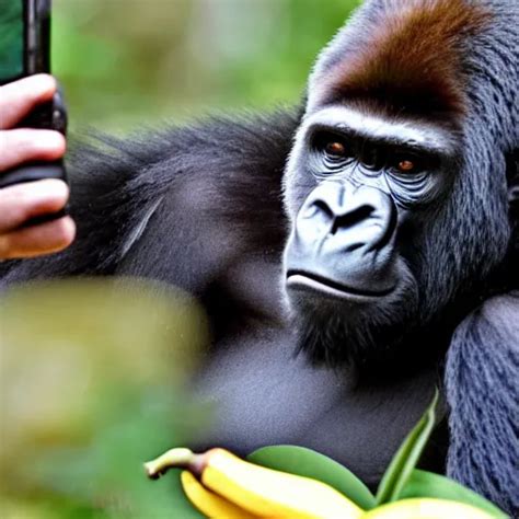 A Gorilla With Banana Speaking At A Nato Meeting Stable Diffusion