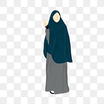 Hijab Illustration PNG Picture Beautiful Woman In Hijab Illustration