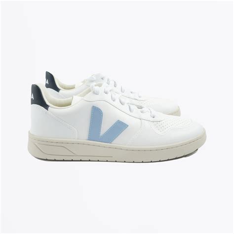 Veja V 10 Cwl Sneaker White Steel Nautico Mr And Mrs Stitch