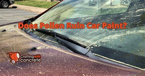 Does Pollen Ruin Car Paint? Find Out Now! - craftingwithconcrete.com