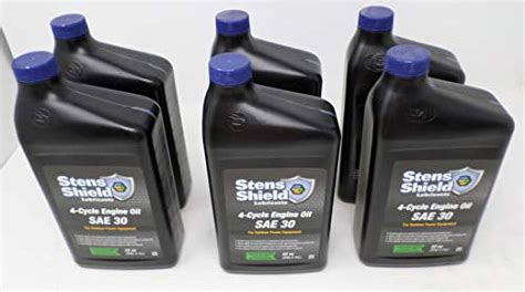 Stens Shield 770 031 SAE 30 4 Cycle Engine Oil Quart Pack Of 6