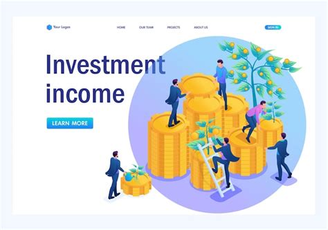 Premium Vector Isometric Income From Investments Businessmen Collect Profits And Reinvest